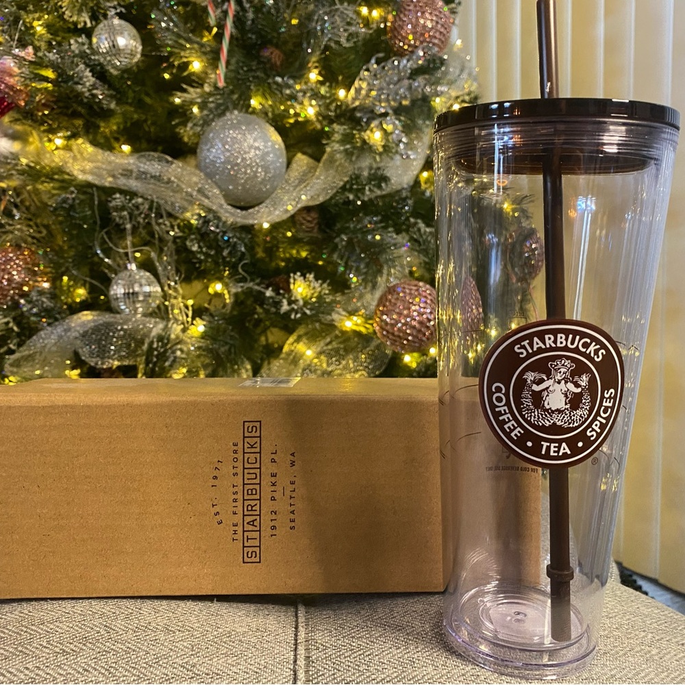 Starbucks Pikes Place cold cup Original logo. New in box.
